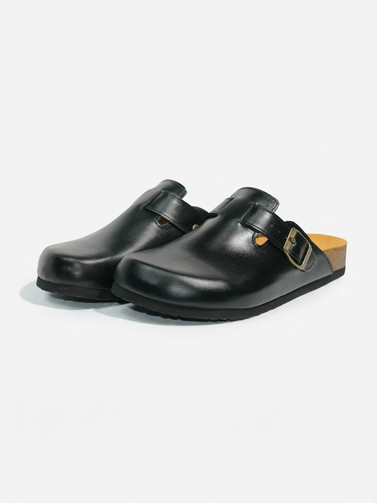 Sabot Noir en Cuir – Image 8