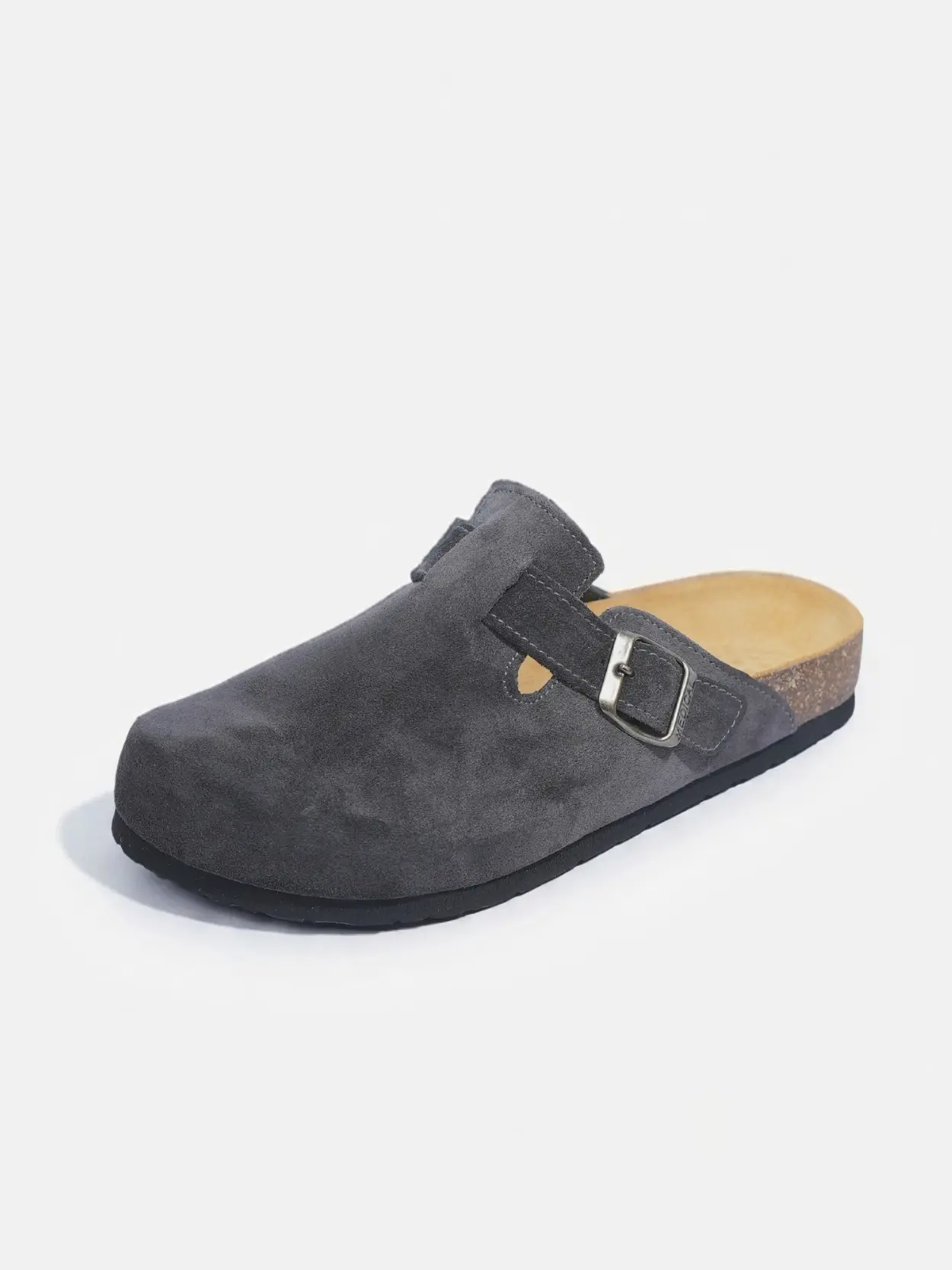 Sabot Gris Foncé en Daim