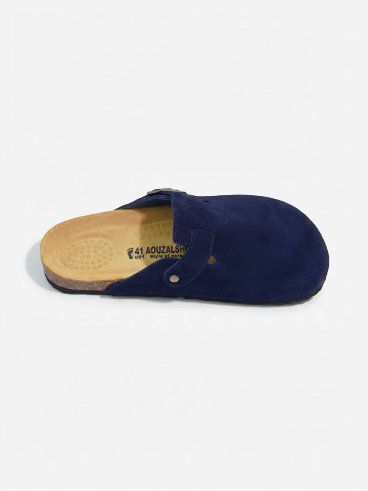 Sabot Bleu Marine en Daim – Image 6