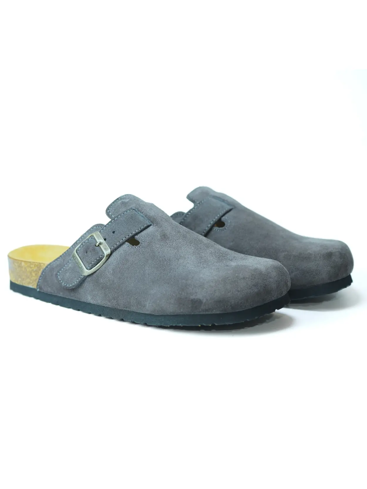 sabots gris fonce daim sabots gris fonce daim