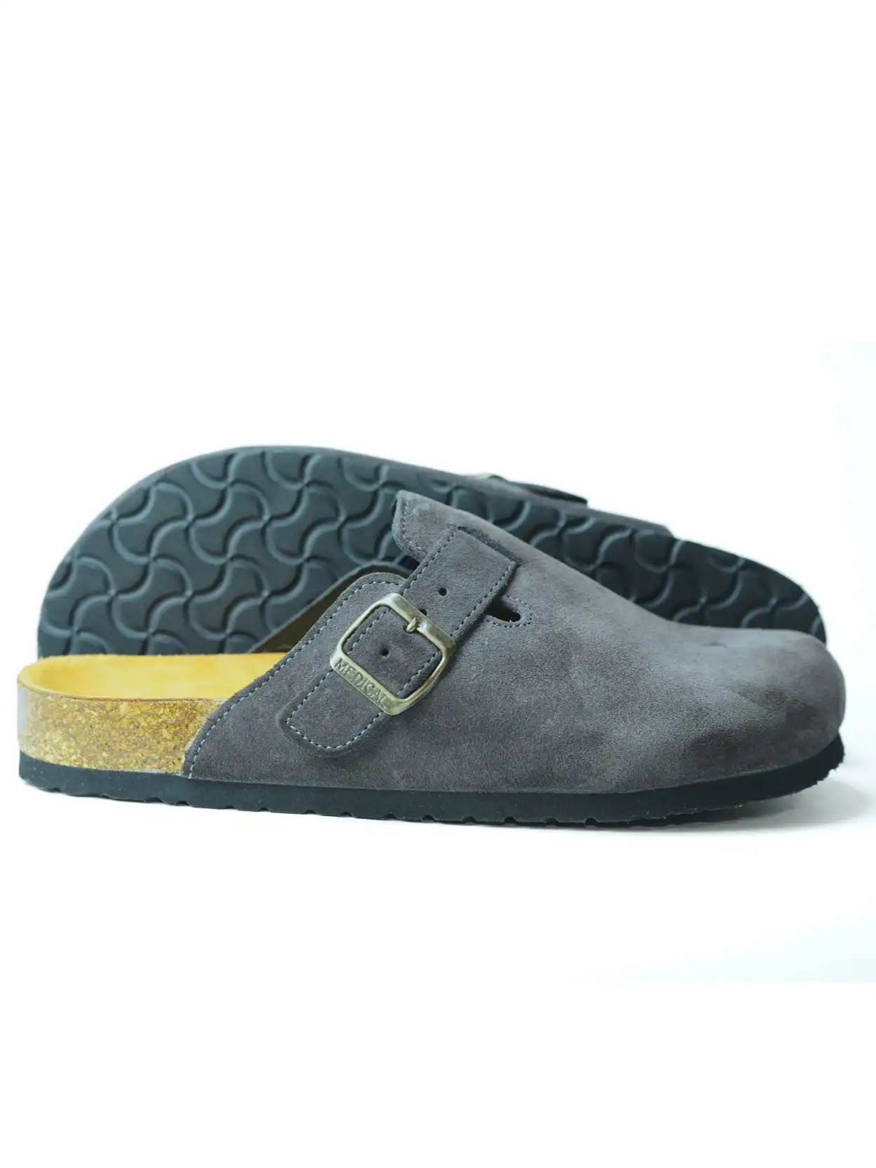 sabots gris fonce daim sabots gris fonce daim