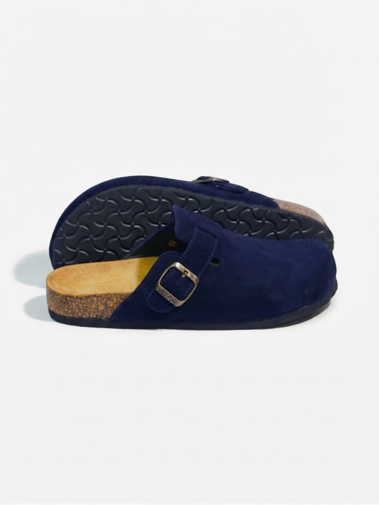 Sabot Bleu Marine en Daim – Image 3