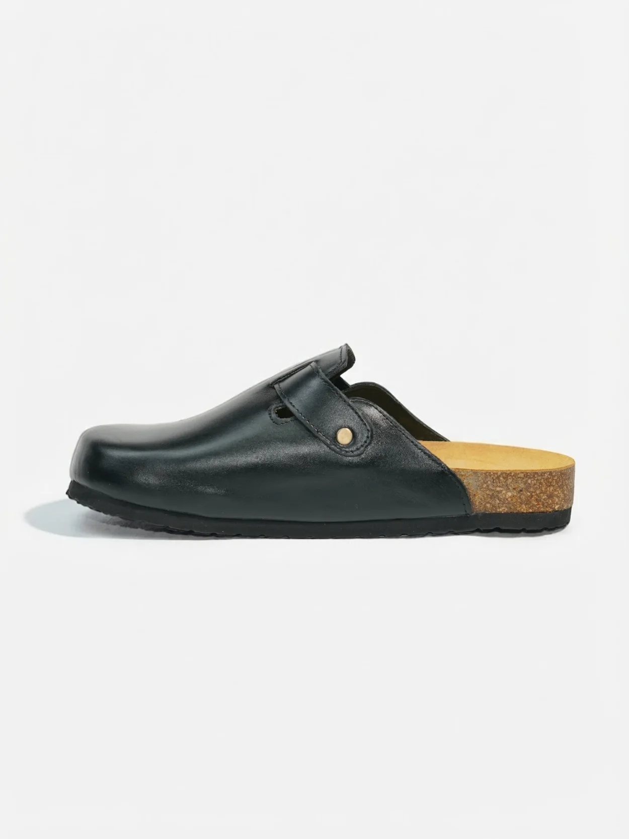 Sabot Noir en Cuir – Image 4