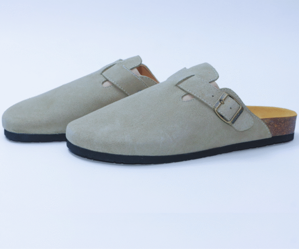 sabots hommes en marron tabac cuir (نسخة)