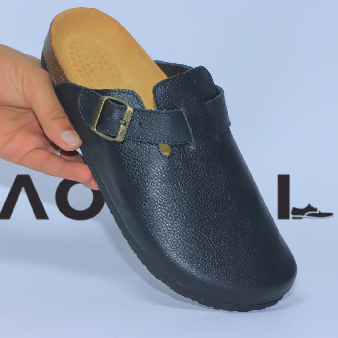 sabots noir cuir sabots noir cuir