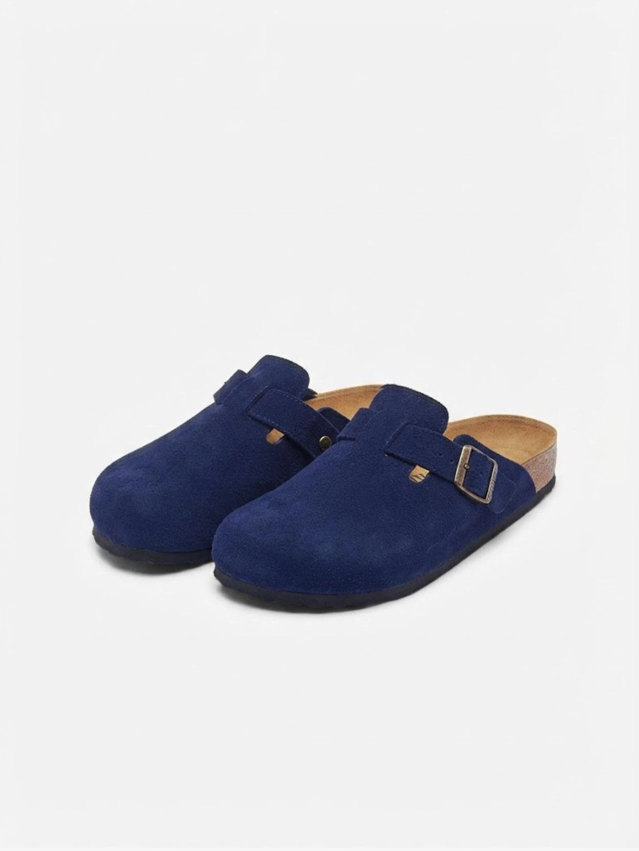 Sabot Bleu Marine en Daim – Image 2