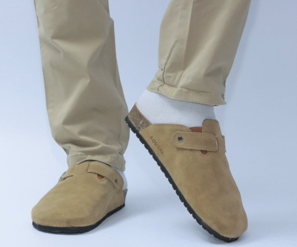 sabots dan beige founssi pour homme
