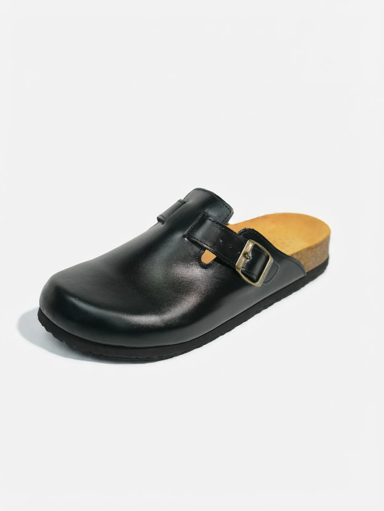 Sabot Noir en Cuir