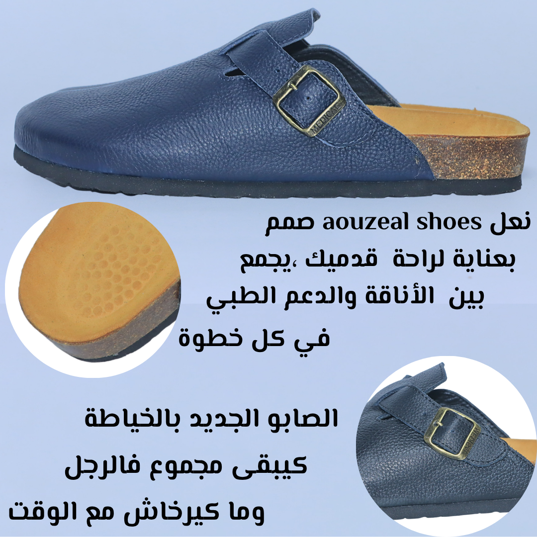 sabots dan bleu marine