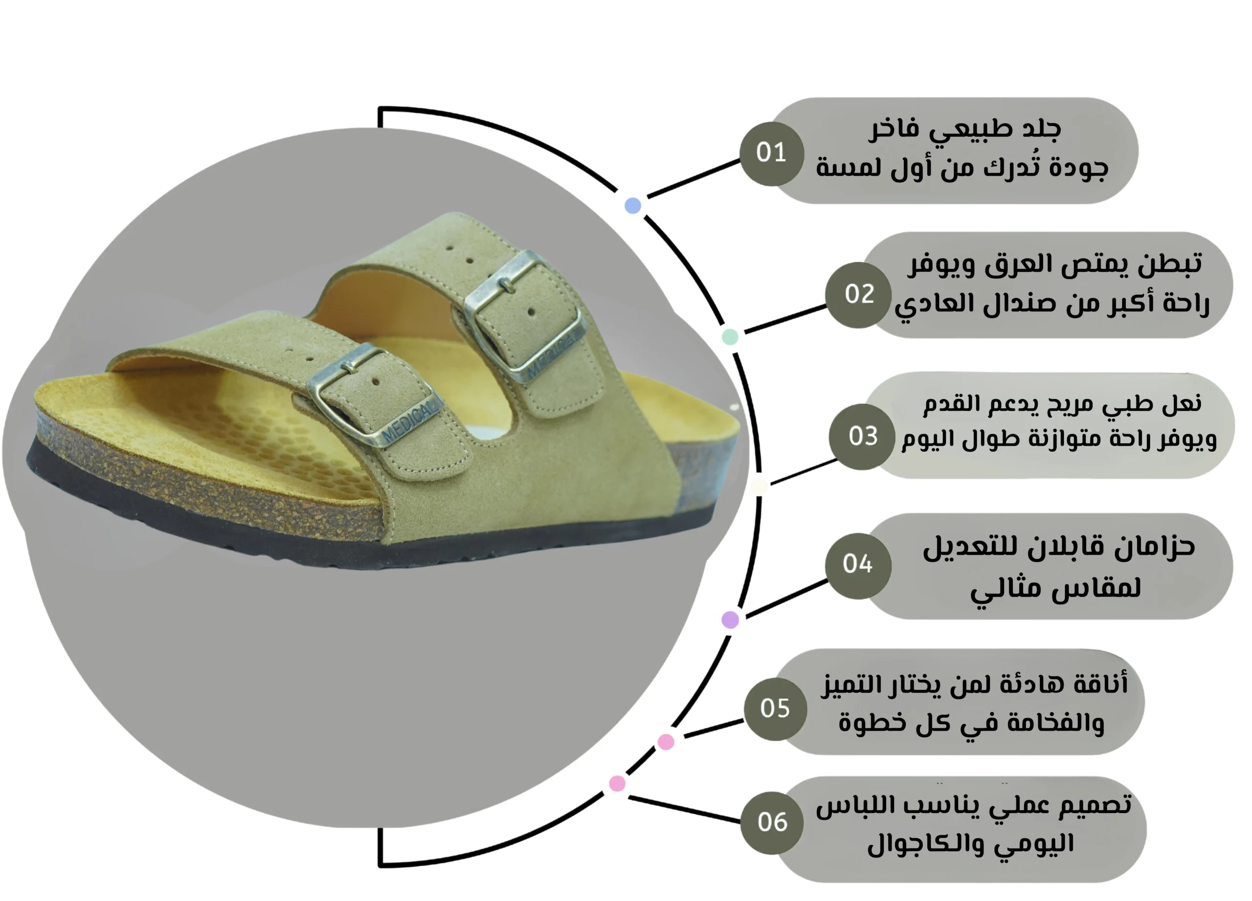sandales beige dan naturelles