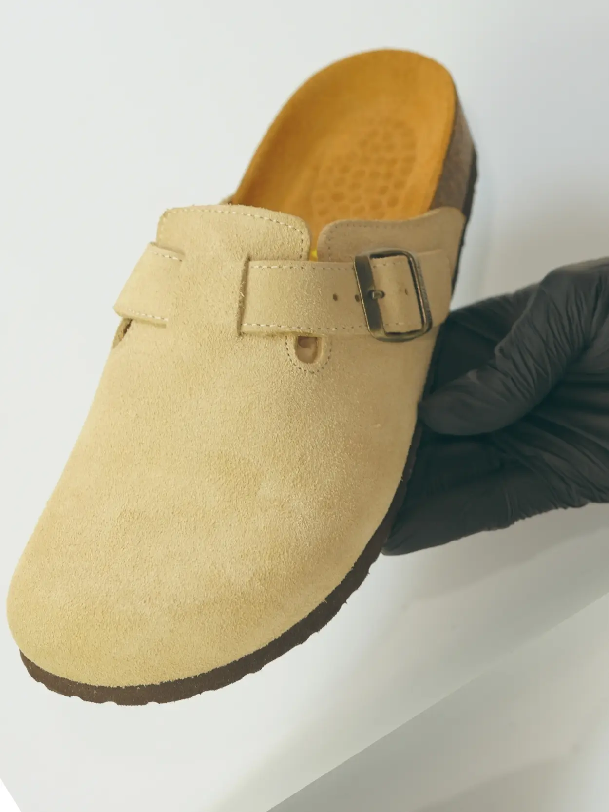 sabot famme beige daim sabot famme beige daim