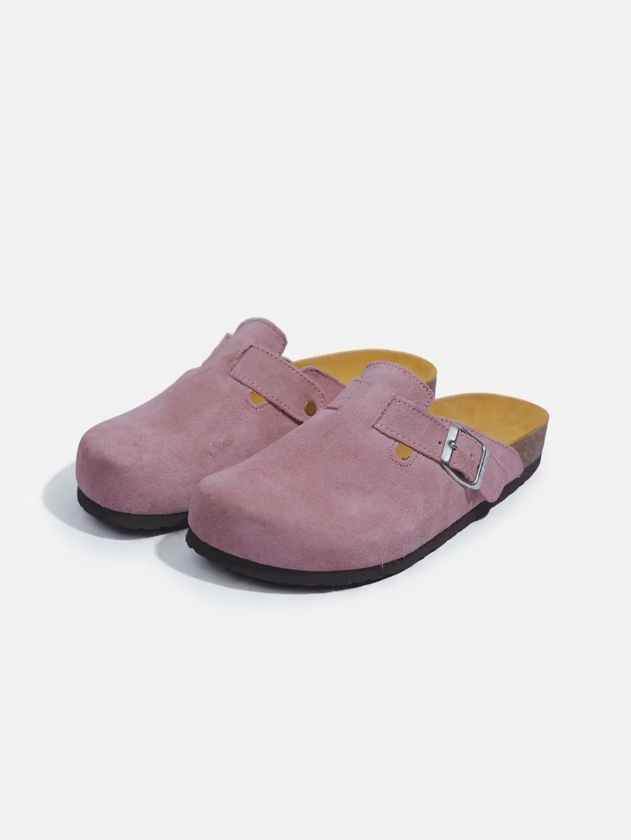Sabot Rose Bébé en Daim – Image 2