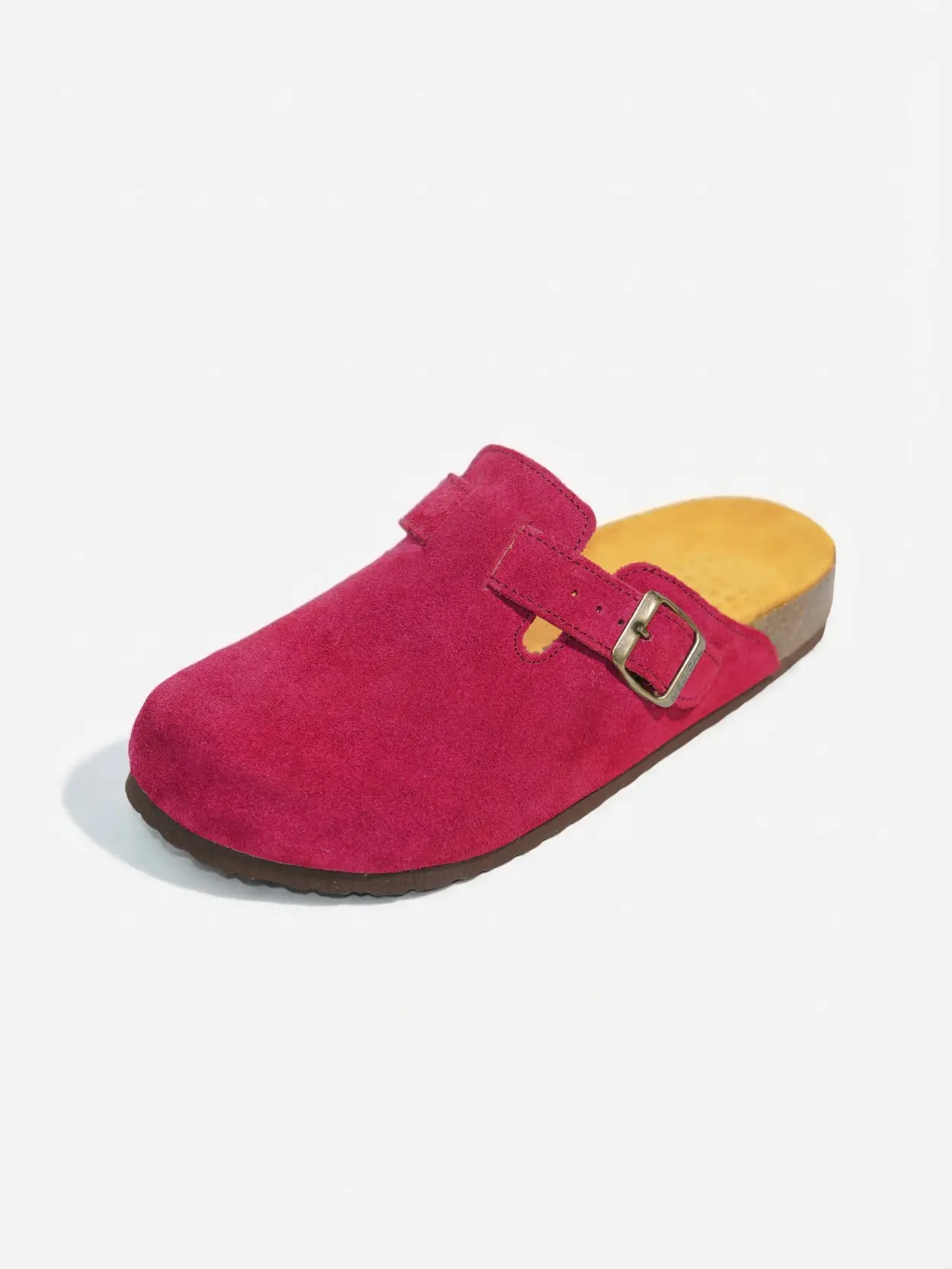 Sabot Femme Bordeaux en Daim
