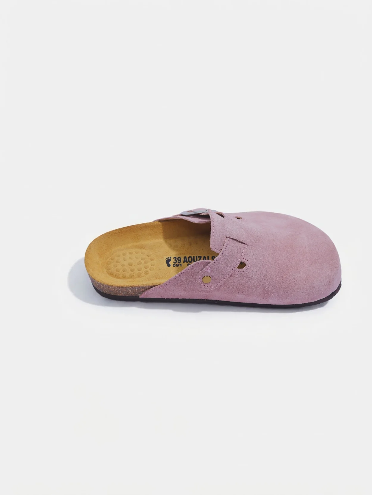 Sabot Rose Bébé en Daim – Image 6