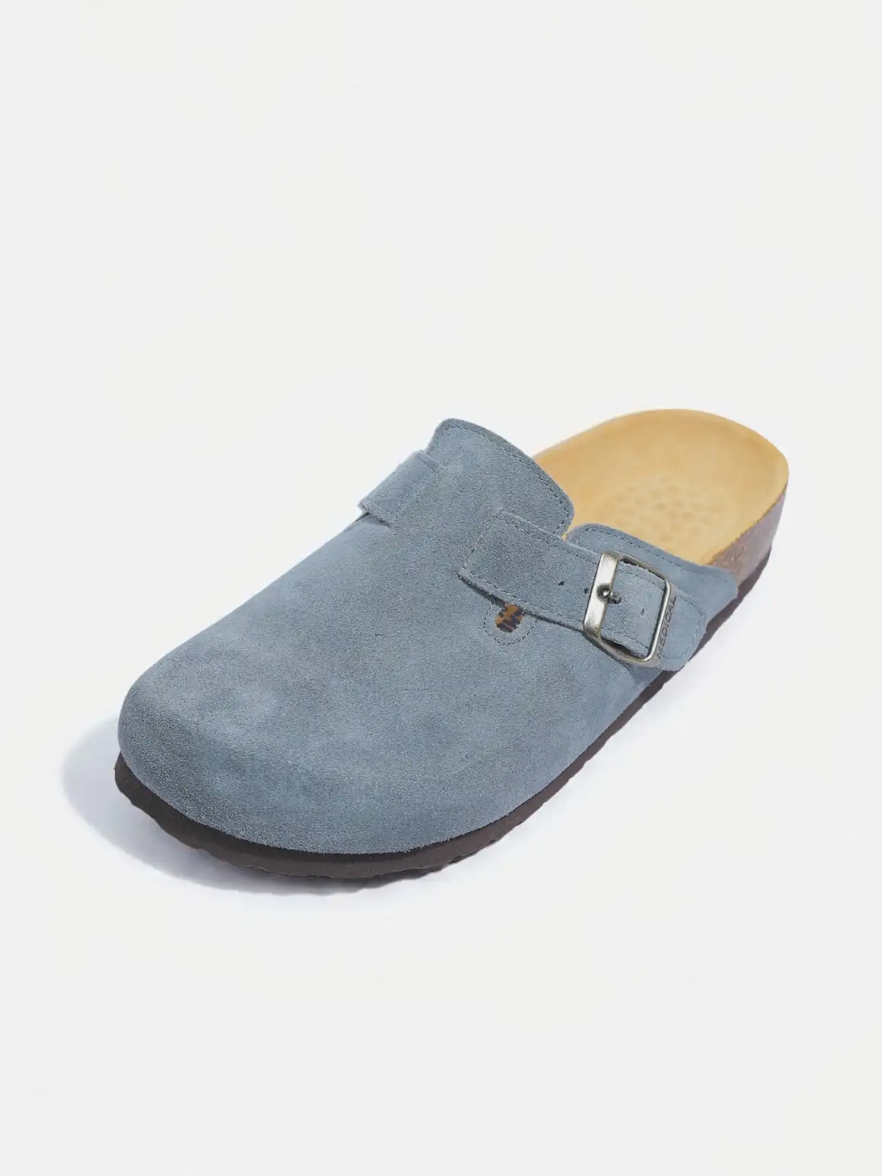 Sabot Bleu Ciel Cendré en Daim