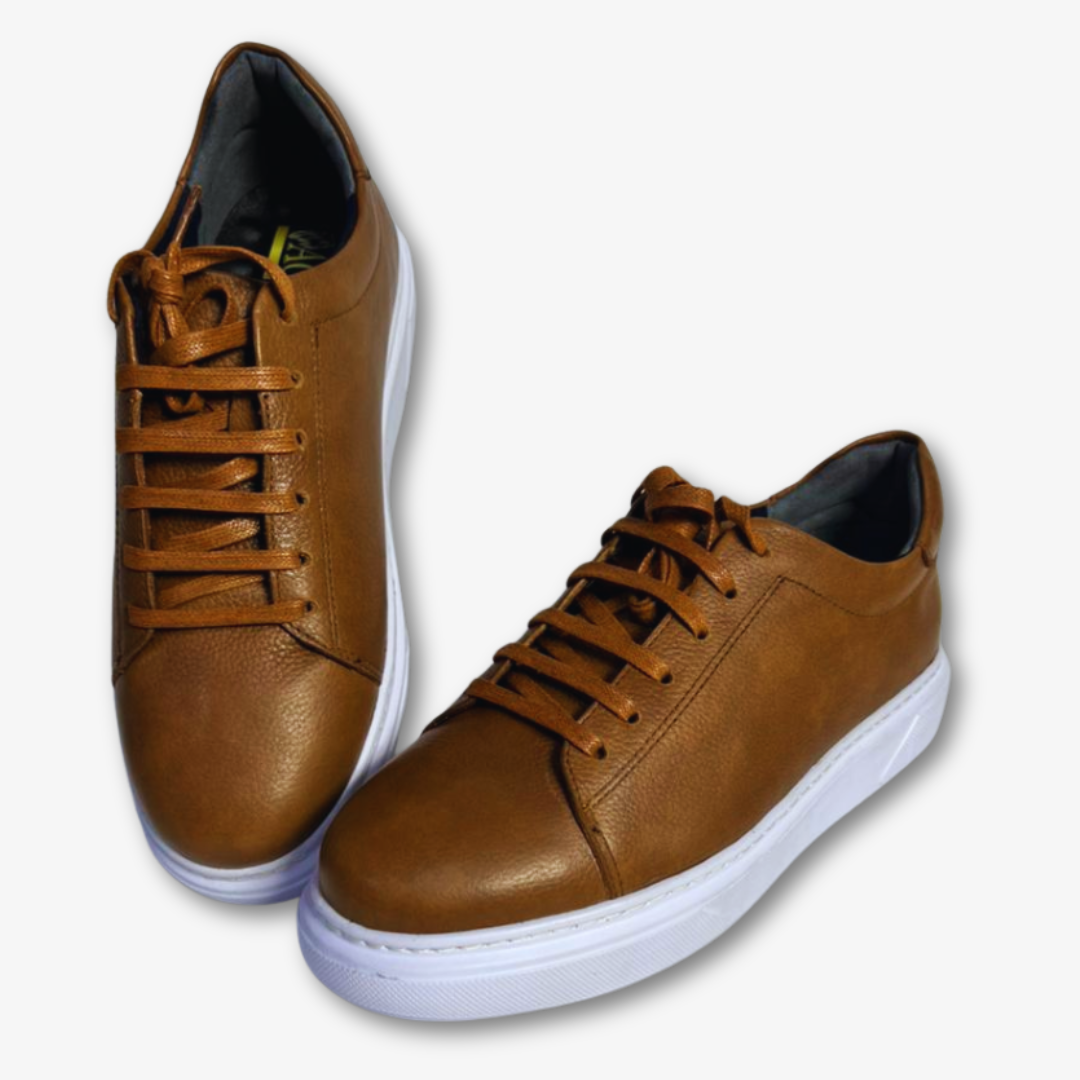 BASKET BLAZE En Cuir tabac – 093 basket blaze en cuir bleu marine – 093