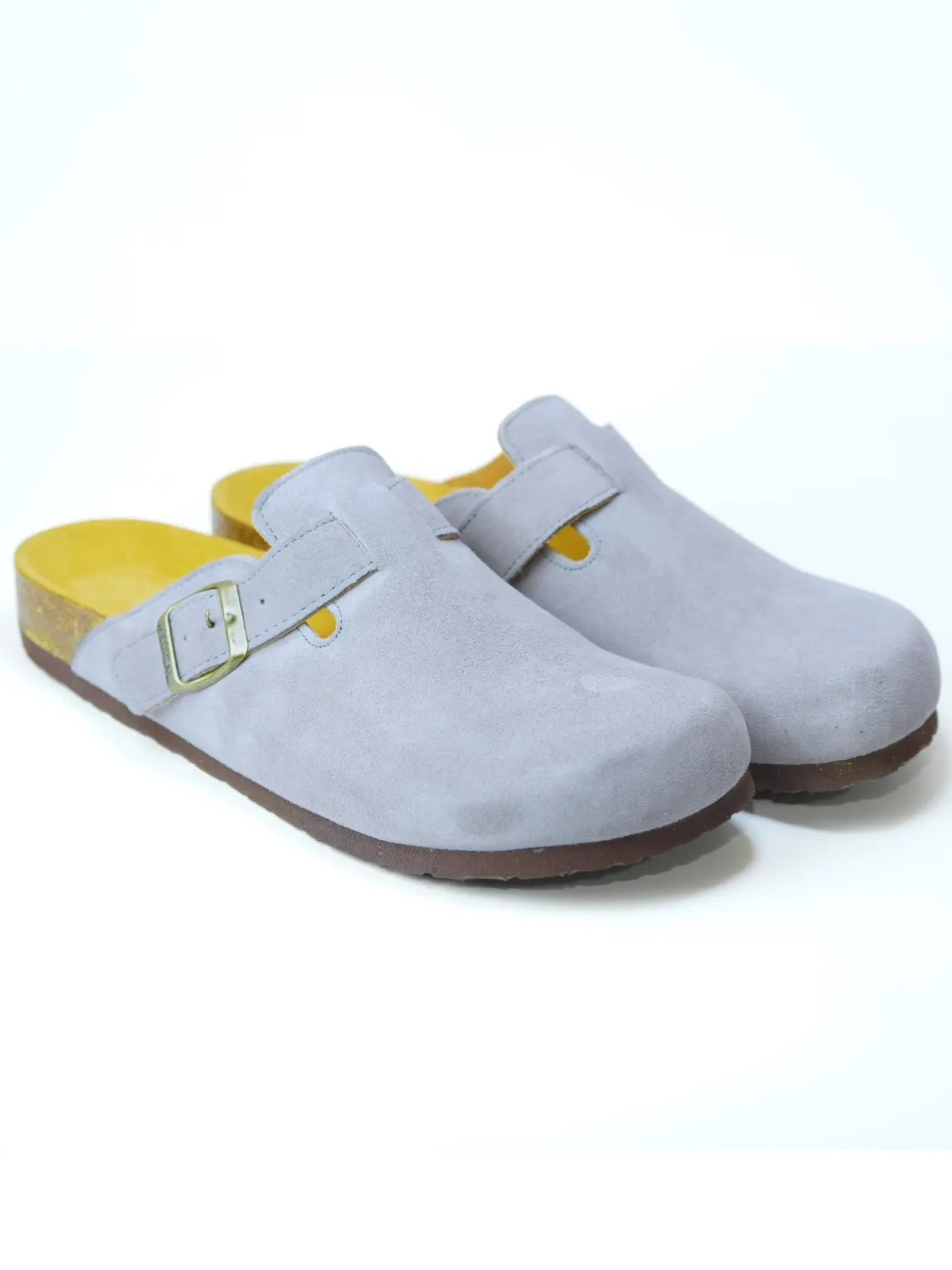 sabot daim gris clair sabot daim gris clair