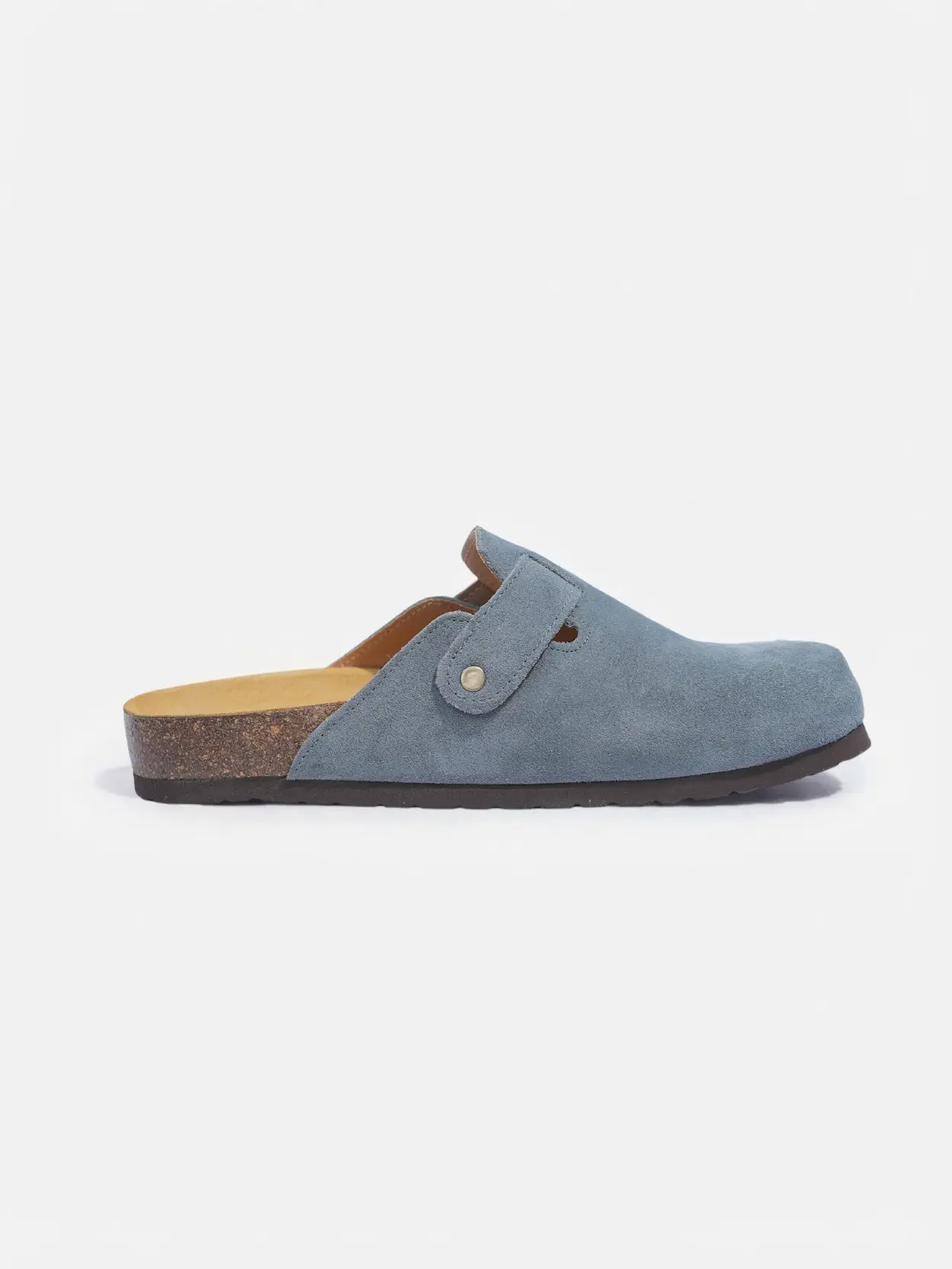 Sabot Bleu Ciel Cendré en Daim – Image 4
