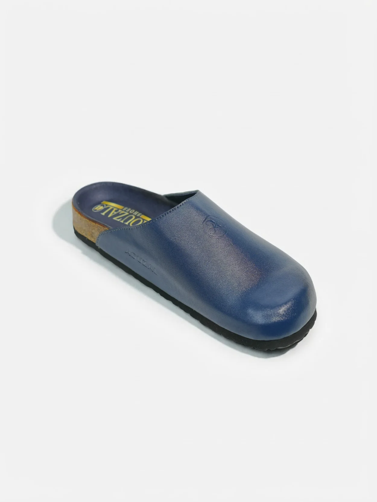 sabot bleu marine en cuir pour homme – Image 6