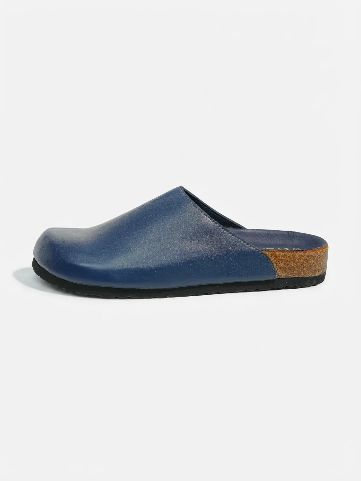 sabot bleu marine en cuir pour homme – Image 3