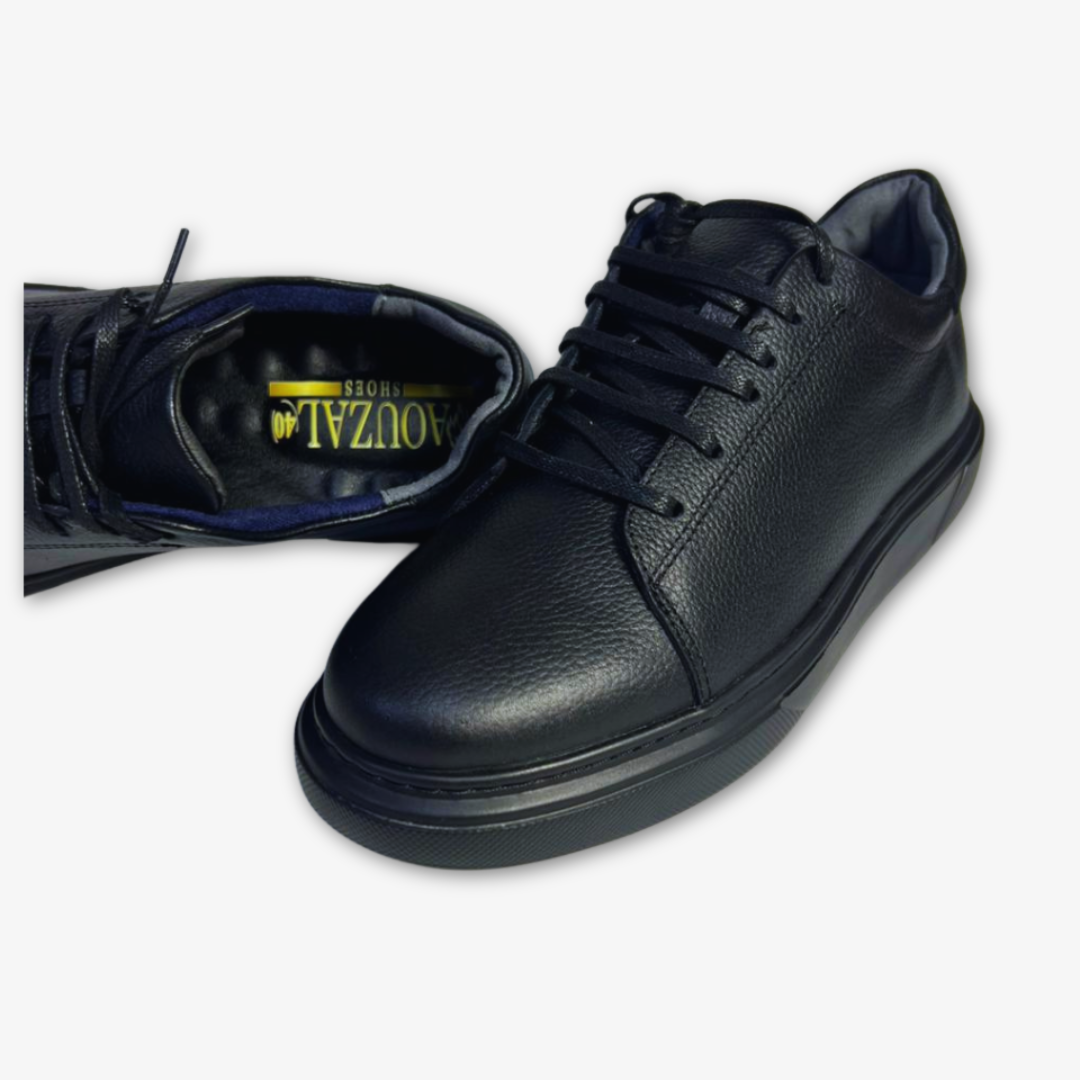 basket blaze en cuir bleu marine – 093