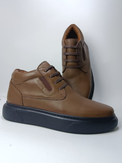 demi boots en cuir marron demi boots en cuir marron