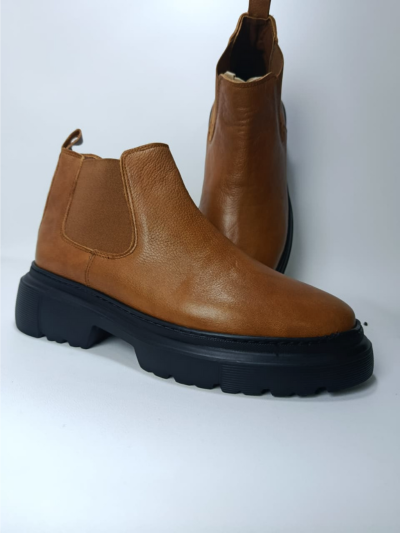 demi boots en cuir marron (نسخة) demi boots en cuir marron (نسخة)