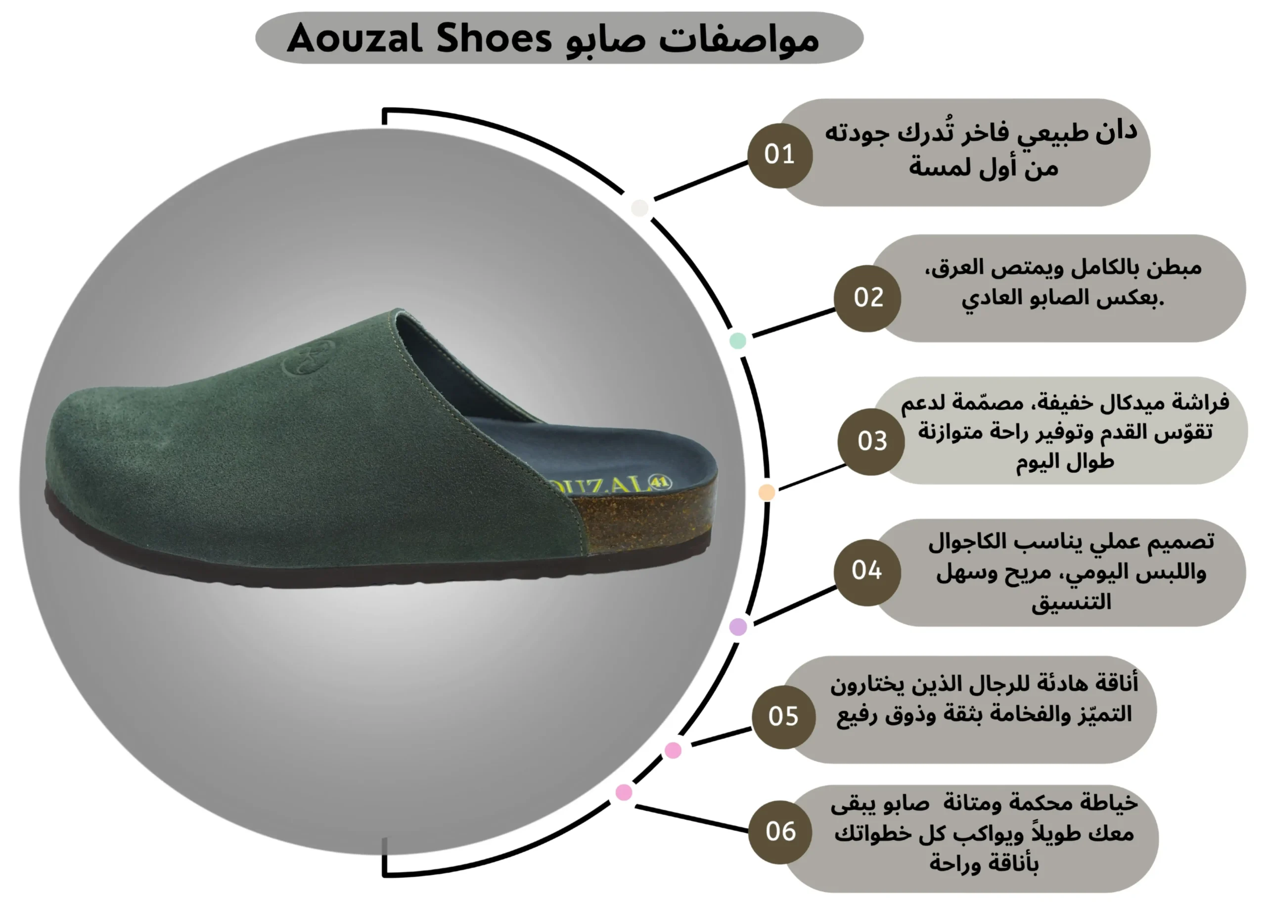 sabot kaki daim pour homme sabot bleu marine en cuir pour homme