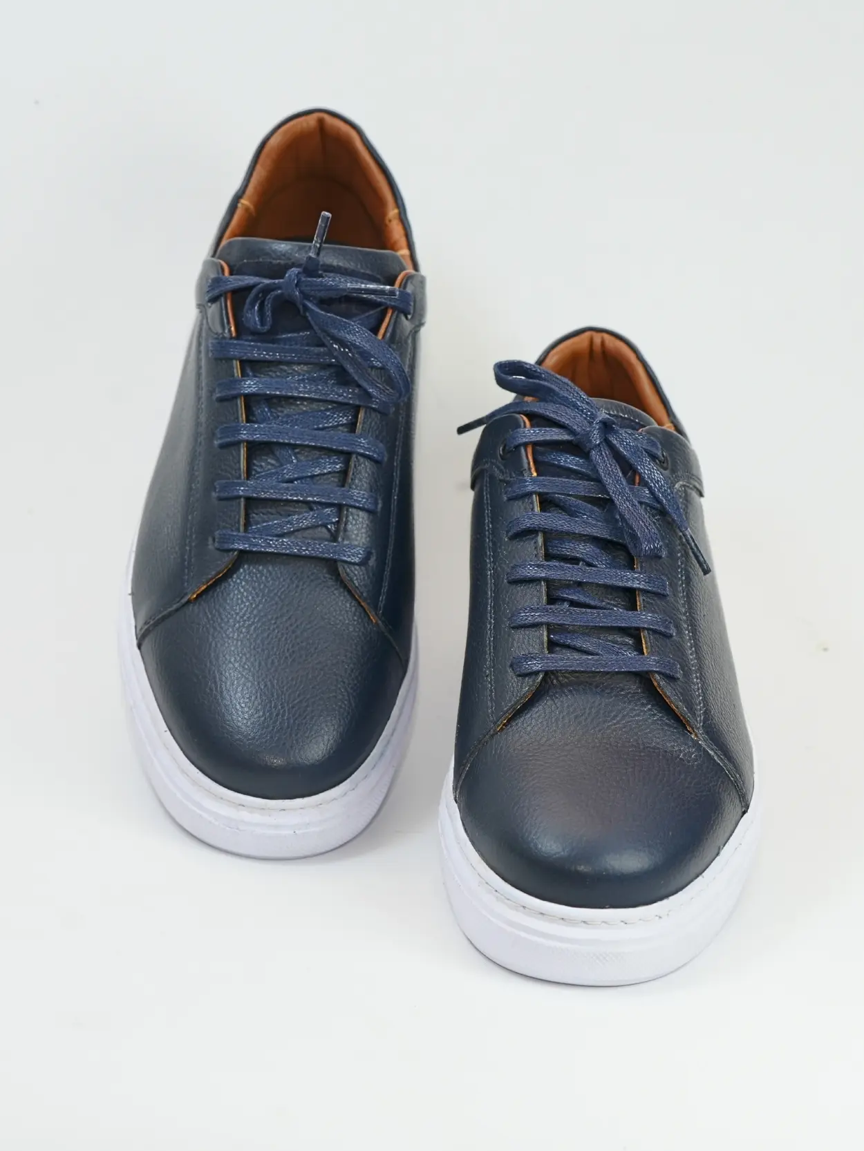 sneakers homme confortable en cuir bleu marine sneakers homme confortable en cuir bleu marine