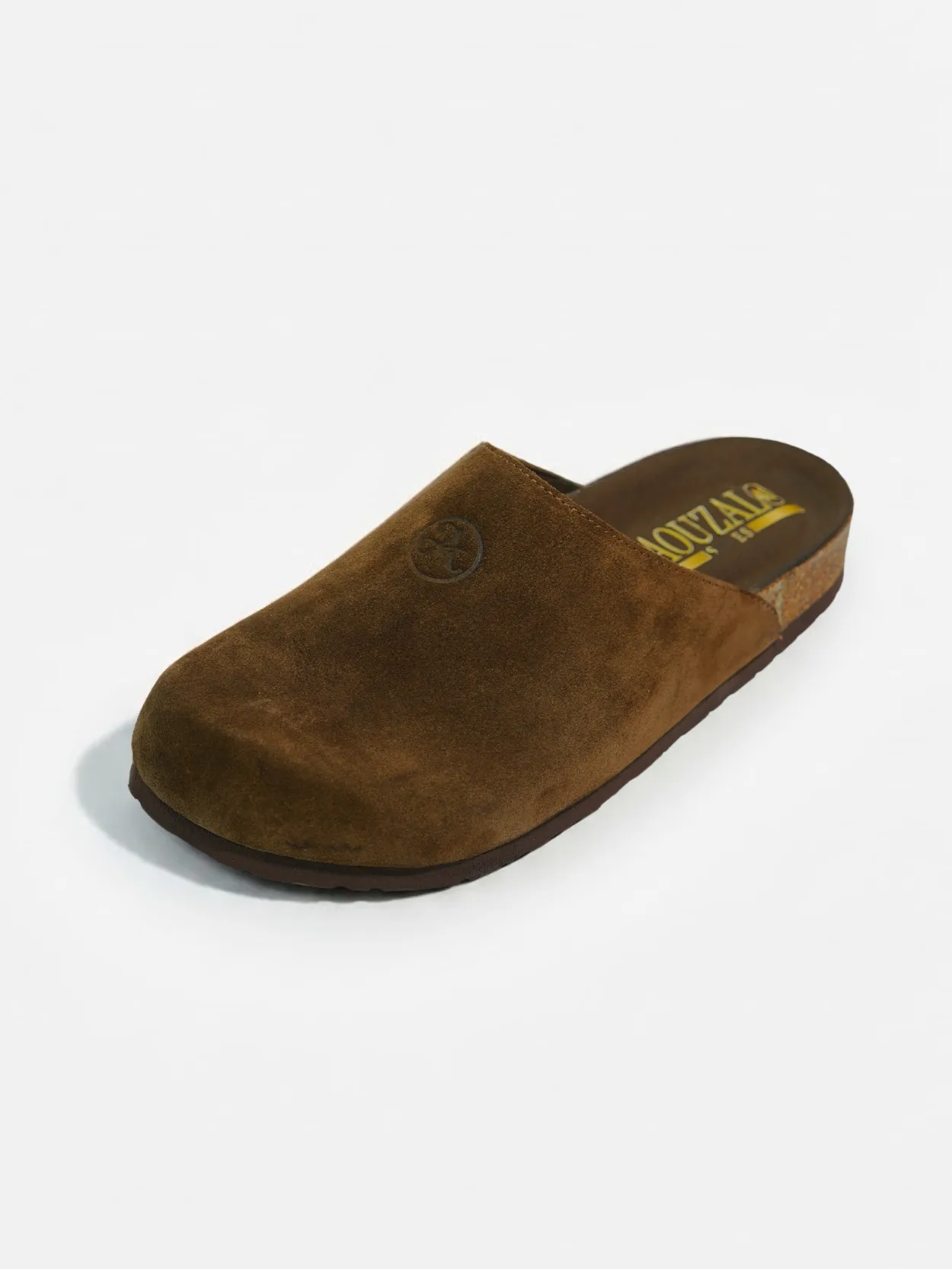 Sabot Marron Foncé en Daim pour Homme