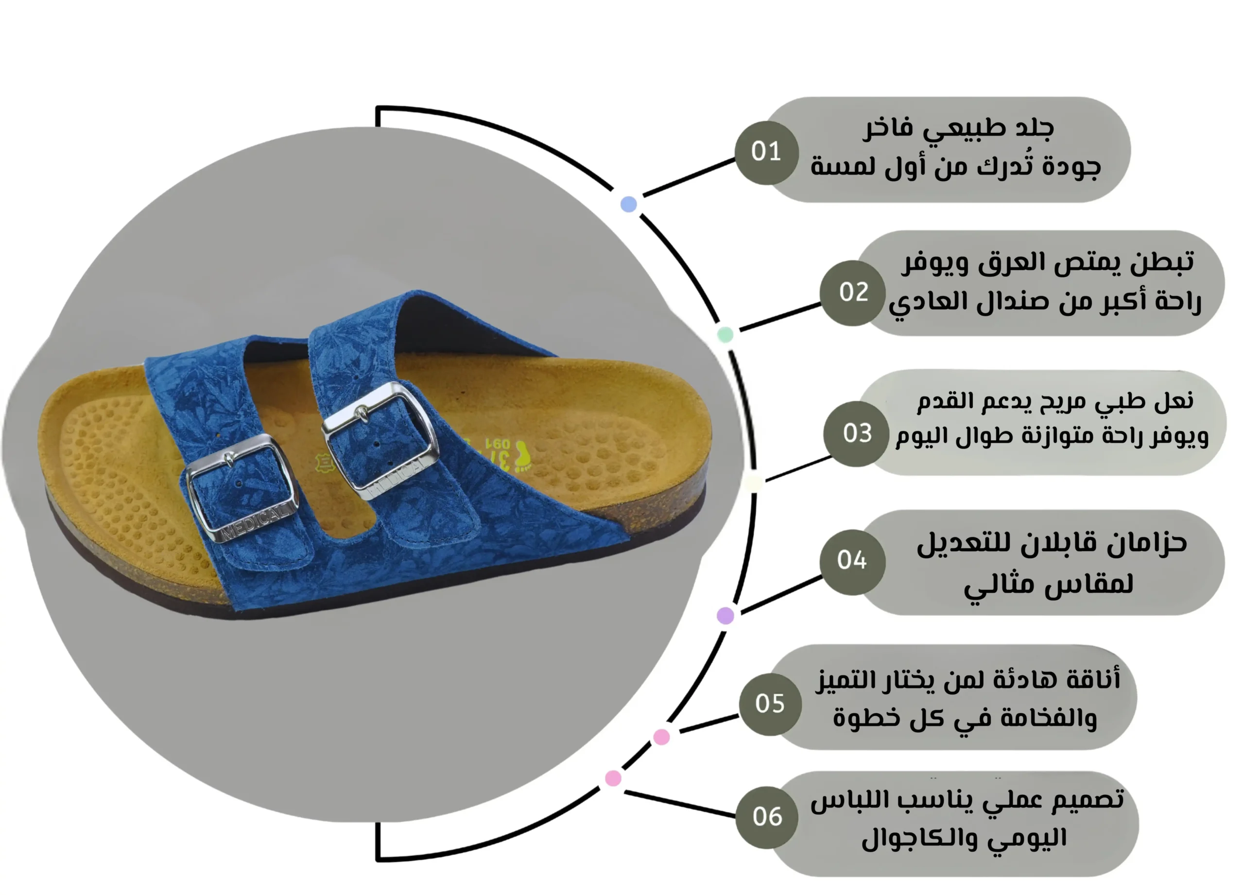 sandale fille en daim bleu ciel