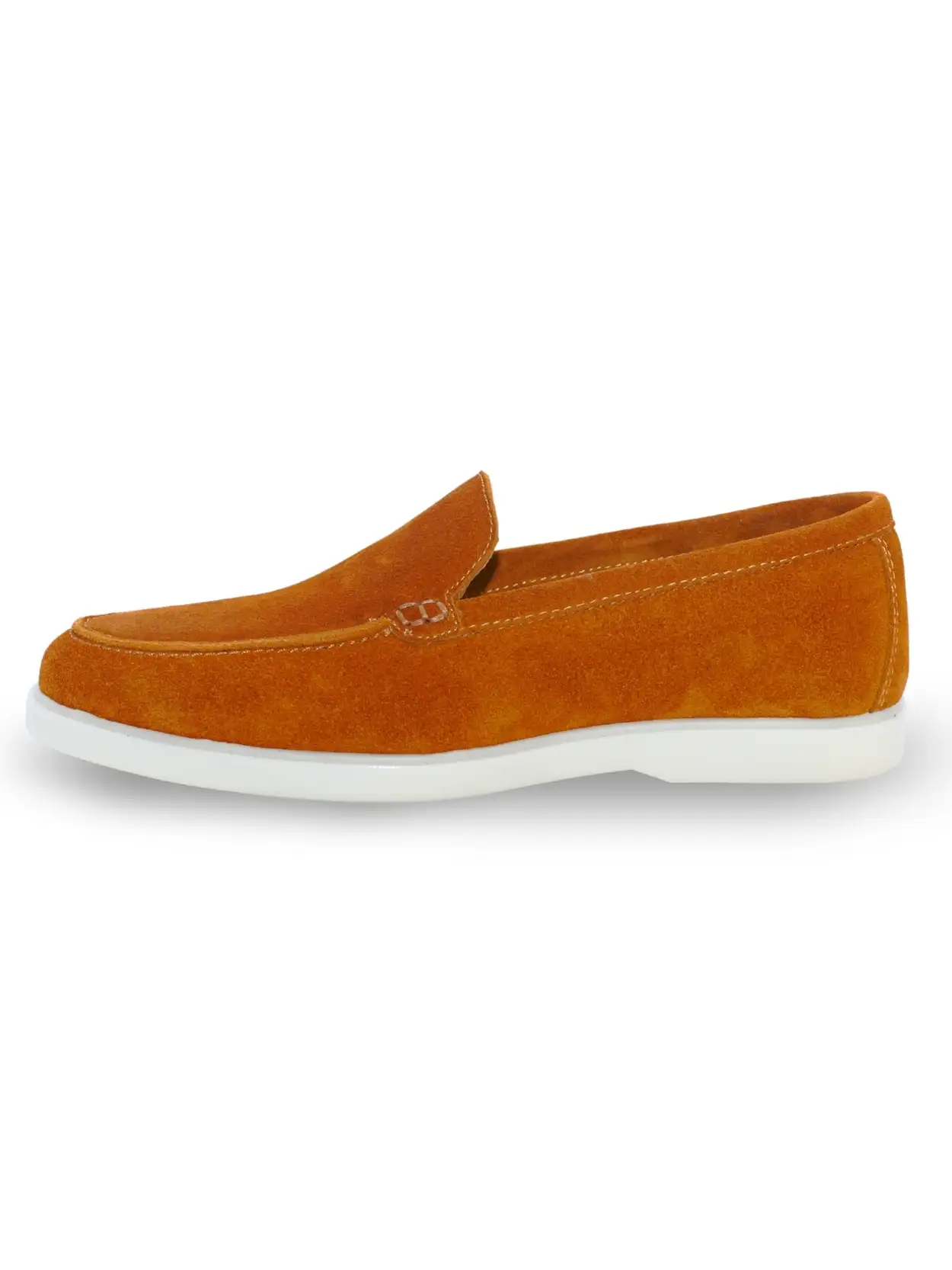 mocassin homme en daim véritable camel