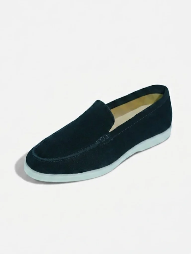 Vellano Mocassin en Daim Noir