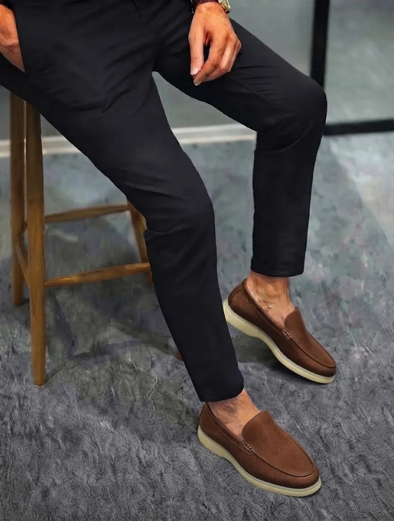 Vellano Mocassin Homme en Daim Marron – Image 2