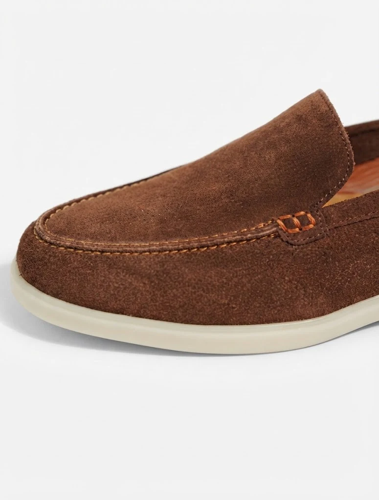 Vellano Mocassin Homme en Daim Marron – Image 8