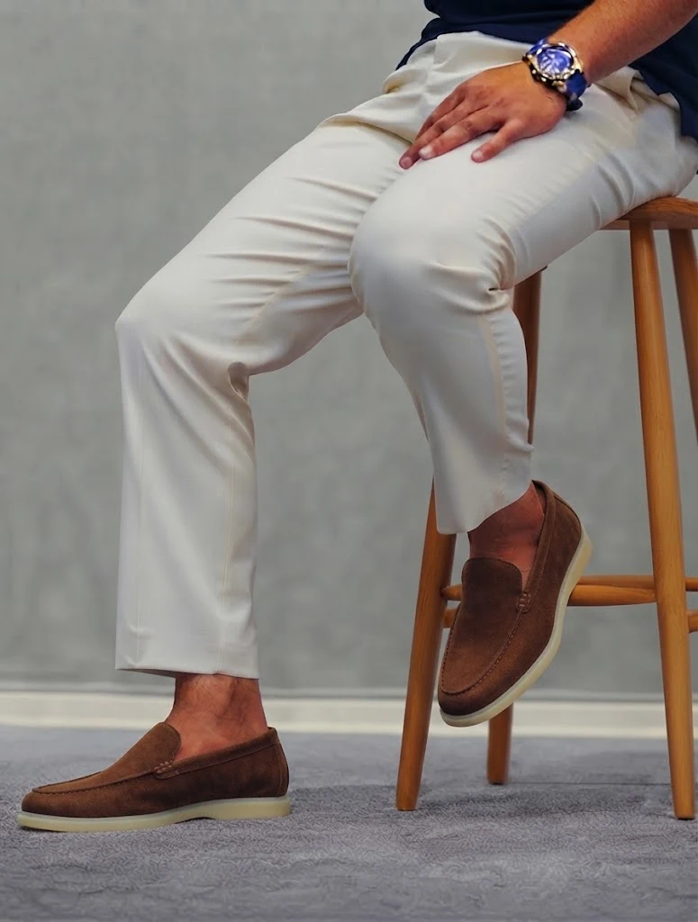 Vellano Mocassin Homme en Daim Marron – Image 3