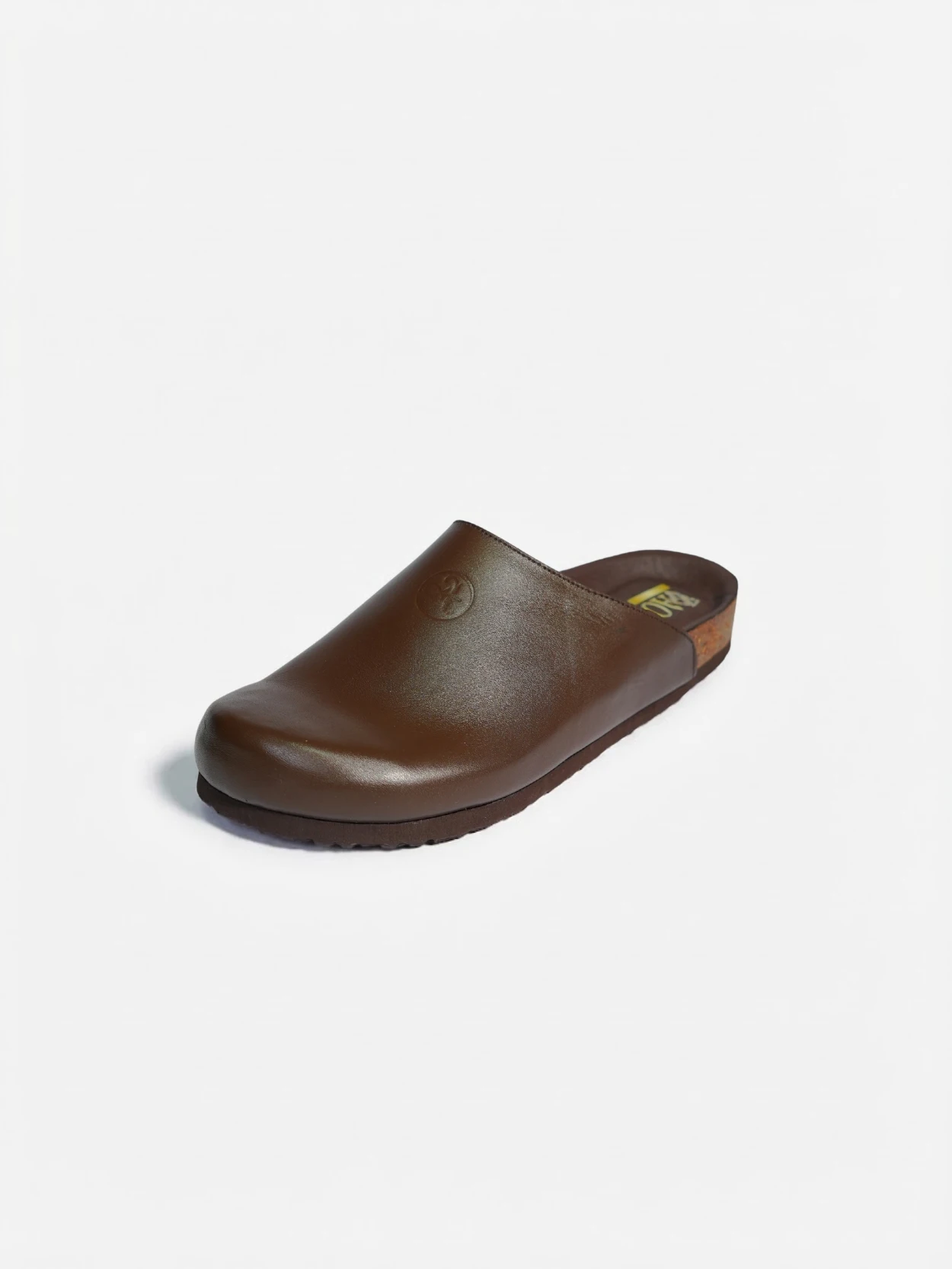 sabot maron fonce en cuir pour homme – Image 5