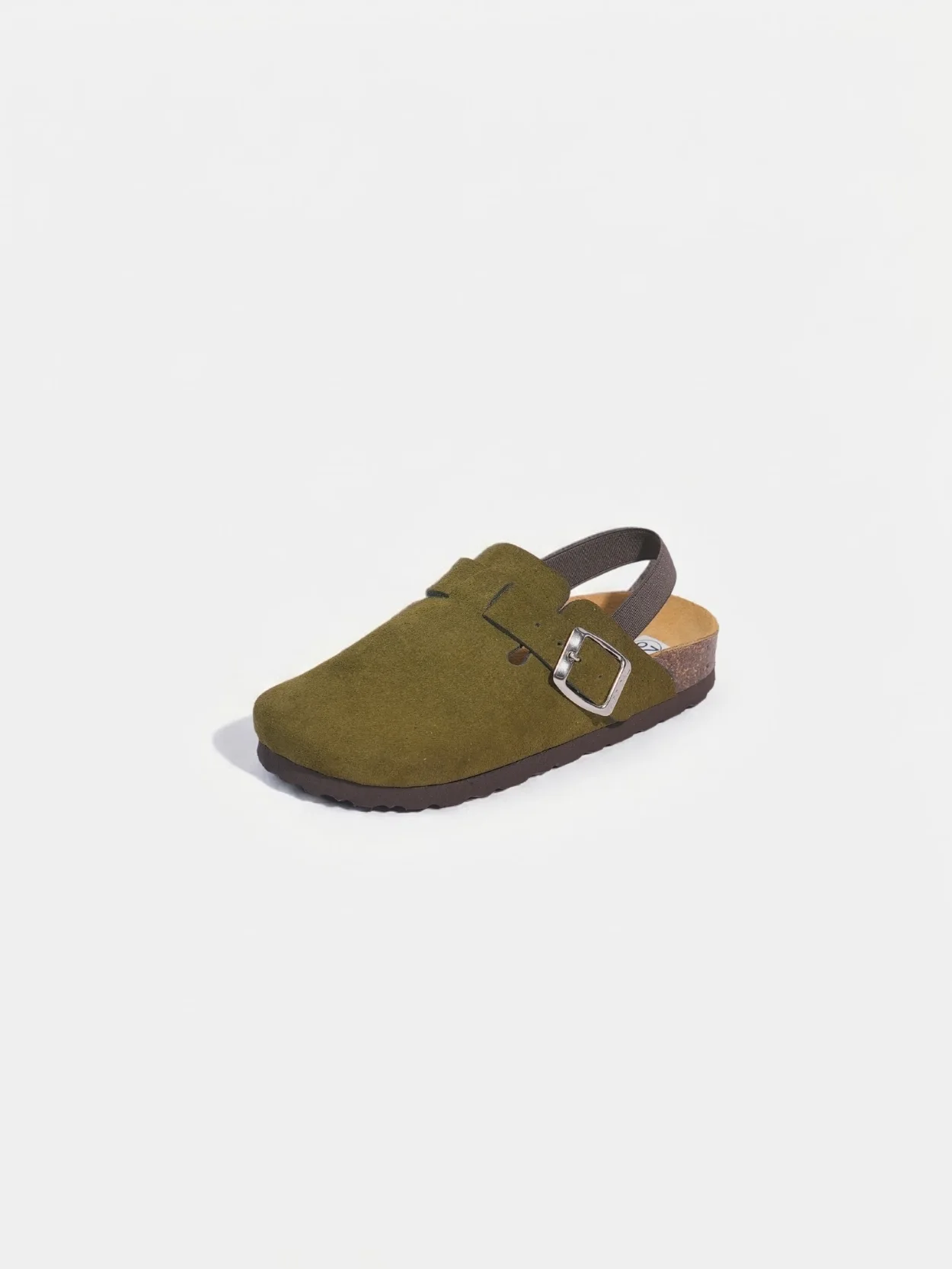Sabot vert kaki en Daim pour K'takit