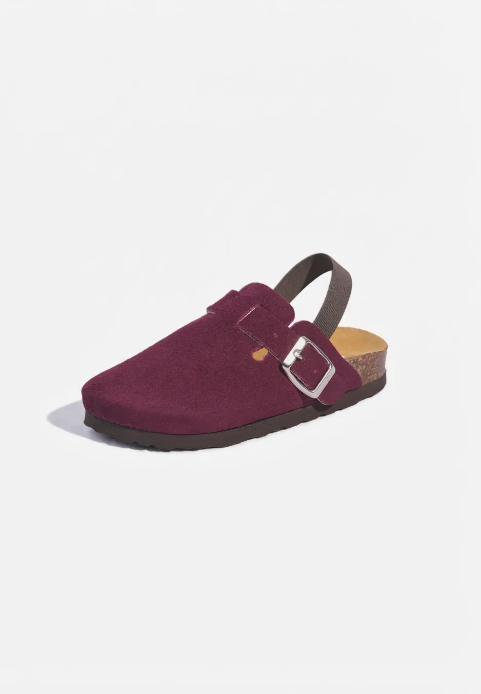 Sabot Burgundy en Daim pour K'takit